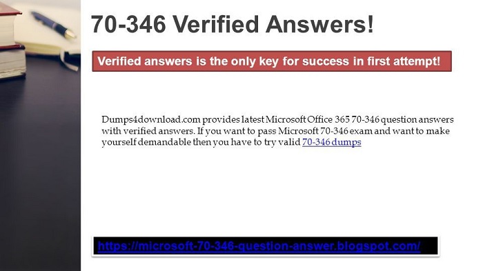 How to Pass Microsoft MCSA 70-346 Exam in First Attempt?
