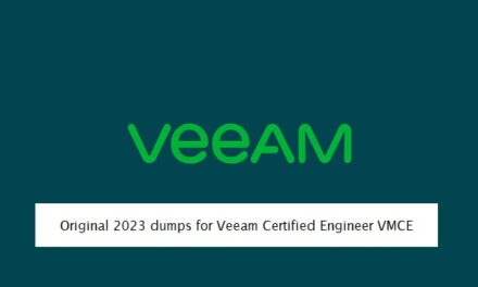 How to identify Original 2023 dumps for Veeam Certified Engineer VMCE?