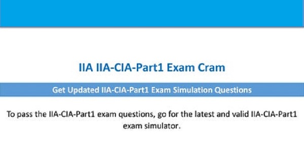 How Do I Pass IIA IIA-CIA-Part1 Exam in First Attempt Guaranteed?