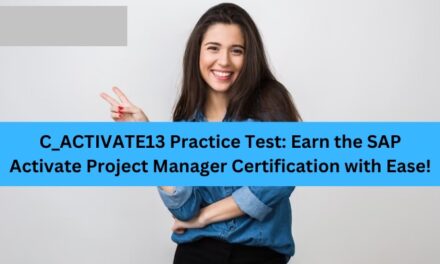 How to Become SAP Activate Project Manager (C_ACTIVATE13)?