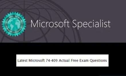 Where To Get Latest Microsoft 74-409 Actual Free Exam Questions?