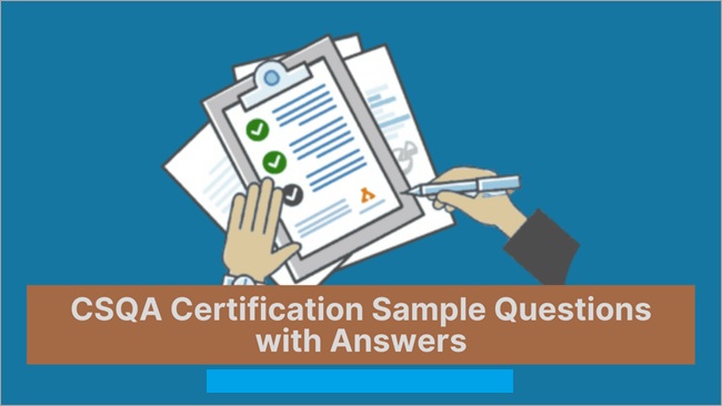 Where To Get Software Certifications CSQA Real Exam Questions?